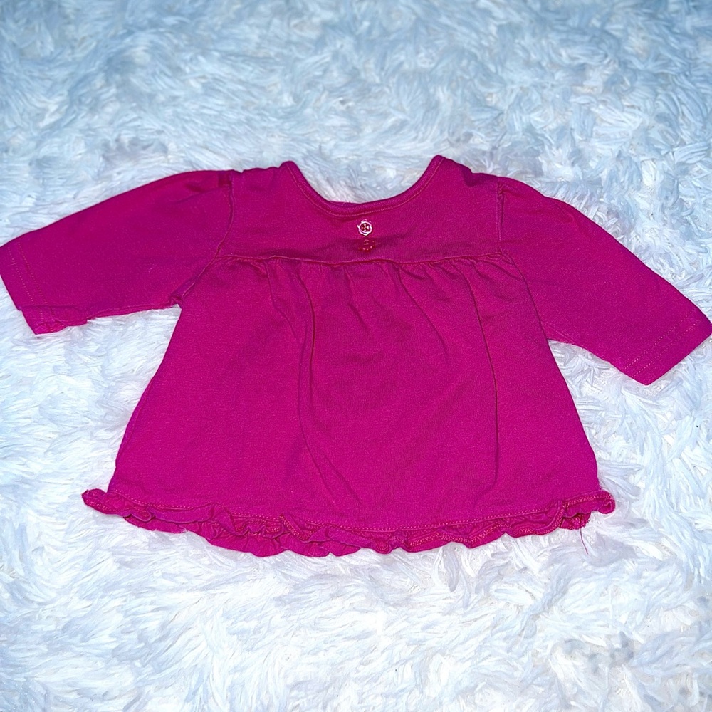 Newborn Girl’s Pink Blouse